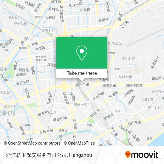 浙江杭卫保安服务有限公司 map