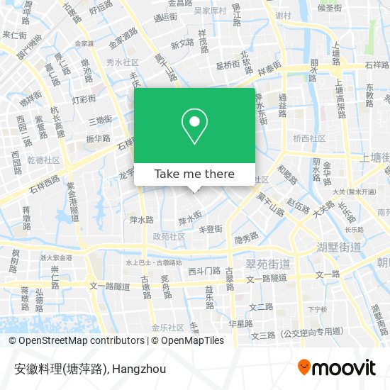安徽料理(塘萍路) map