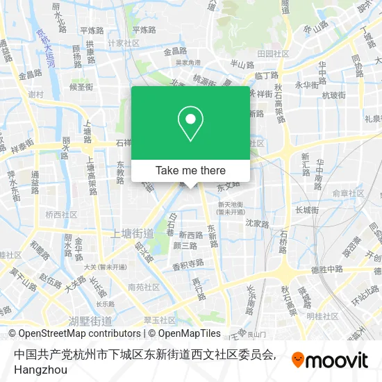 中国共产党杭州市下城区东新街道西文社区委员会 map