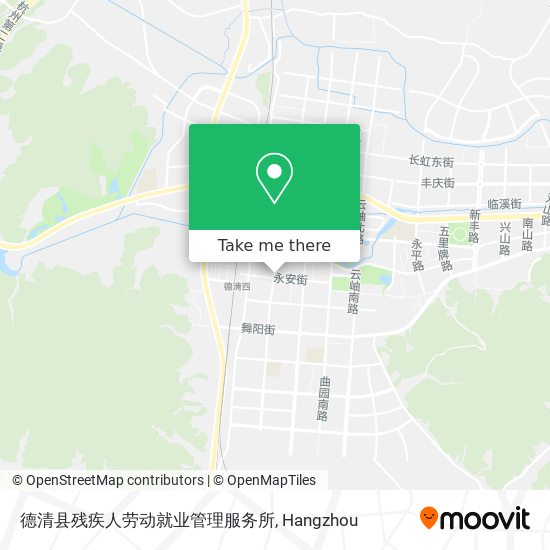 德清县残疾人劳动就业管理服务所 map