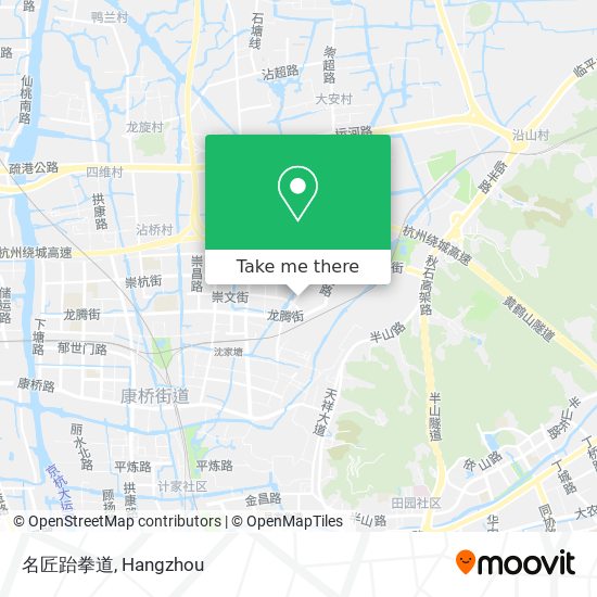 名匠跆拳道 map