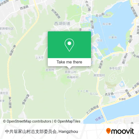 中共翁家山村总支部委员会 map