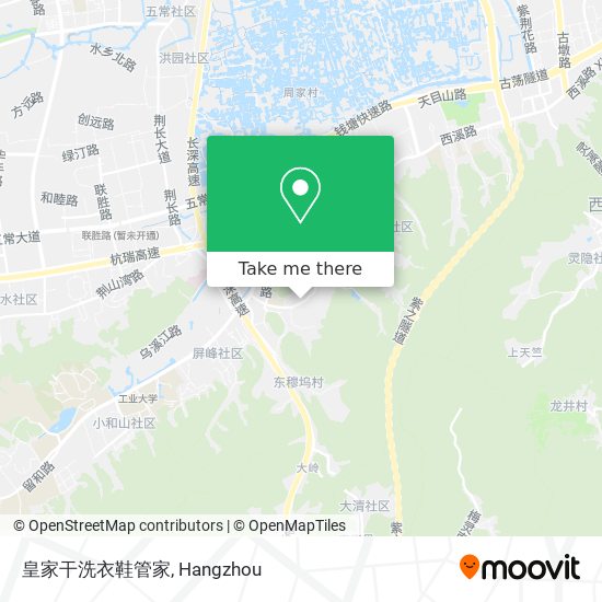 皇家干洗衣鞋管家 map