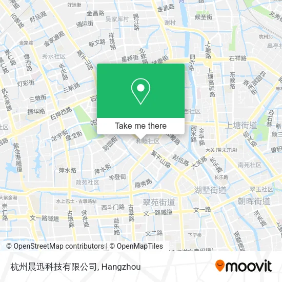杭州晨迅科技有限公司 map