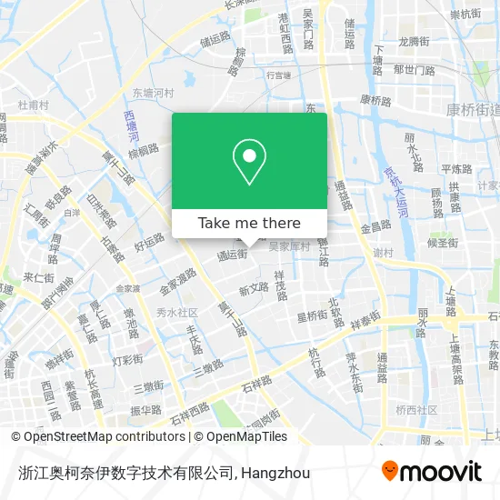 浙江奥柯奈伊数字技术有限公司 map