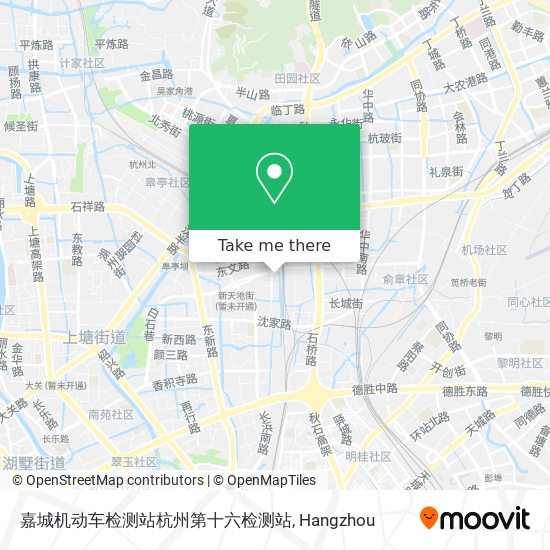 嘉城机动车检测站杭州第十六检测站 map