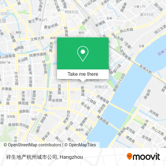 祥生地产杭州城市公司 map