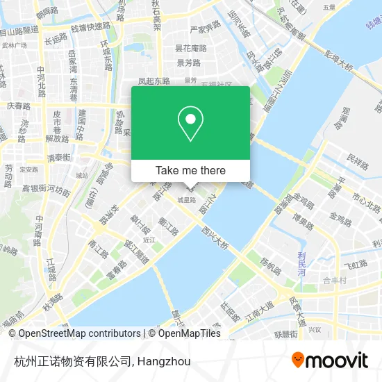 杭州正诺物资有限公司 map