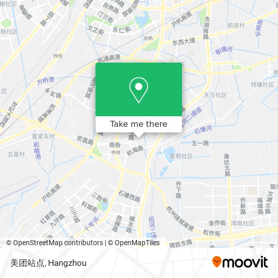 美团站点 map