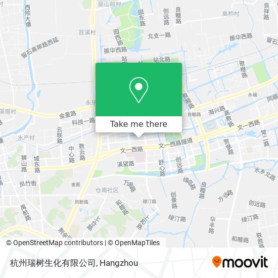 杭州瑞树生化有限公司 map