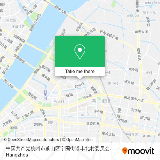 中国共产党杭州市萧山区宁围街道丰北村委员会 map