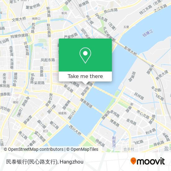 民泰银行(民心路支行) map