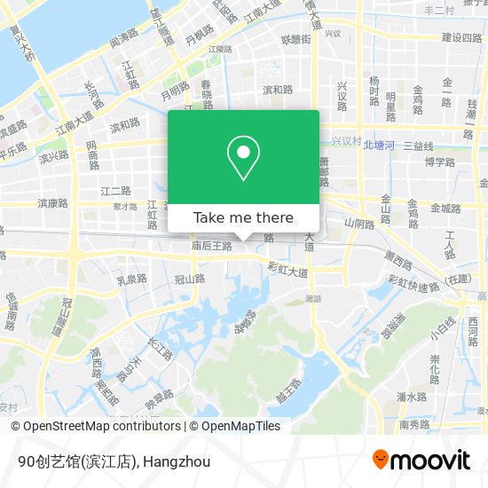 90创艺馆(滨江店) map