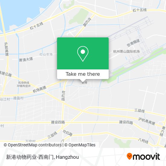 新港动物药业-西南门 map