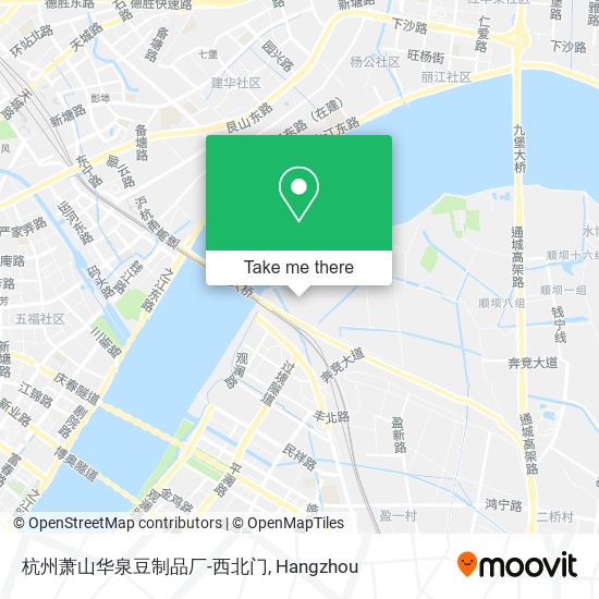 杭州萧山华泉豆制品厂-西北门 map