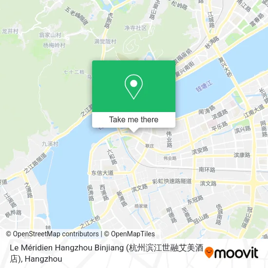 Le Méridien Hangzhou Binjiang (杭州滨江世融艾美酒店) map