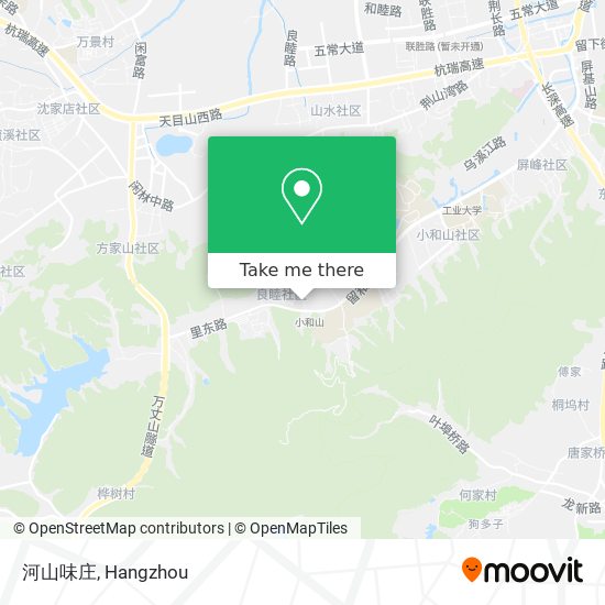 河山味庄 map