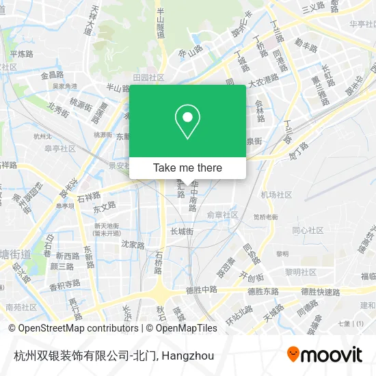 杭州双银装饰有限公司-北门 map