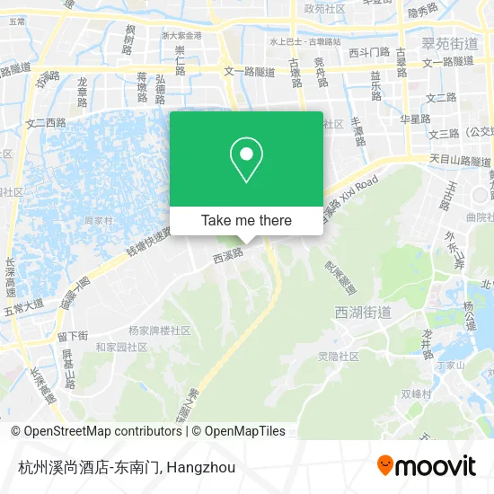 杭州溪尚酒店-东南门 map