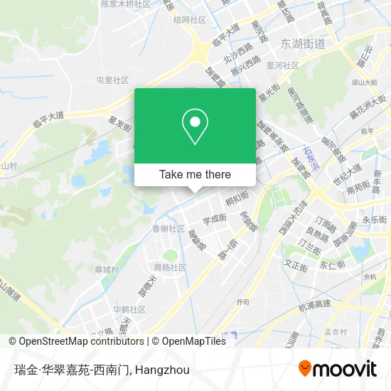 瑞金·华翠嘉苑-西南门 map
