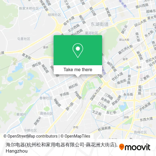 海尔电器(杭州松和家用电器有限公司-藕花洲大街店) map