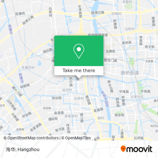 海华 map