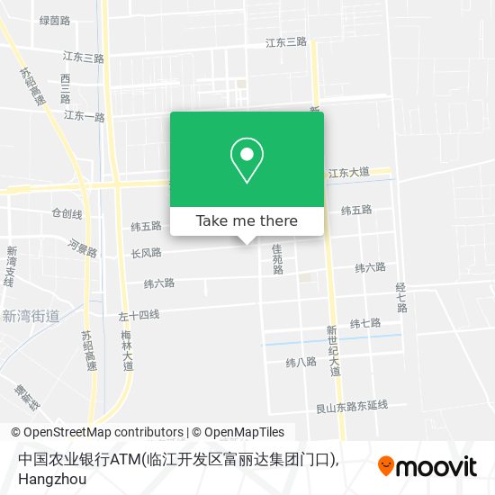 中国农业银行ATM(临江开发区富丽达集团门口) map