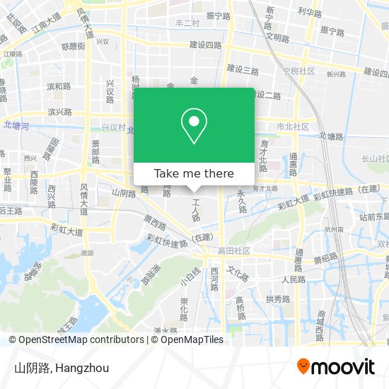 山阴路 map