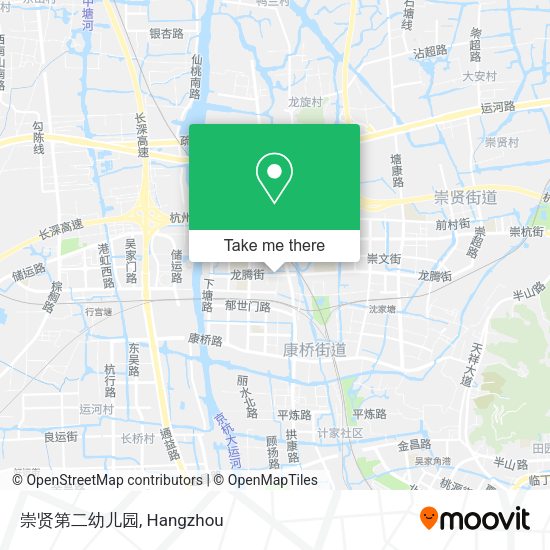 崇贤第二幼儿园 map