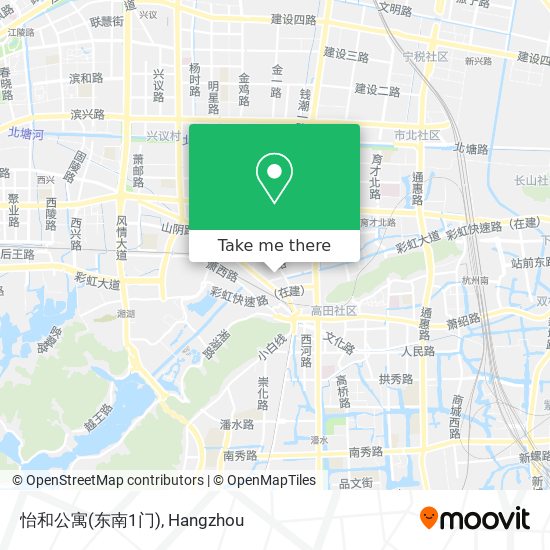 怡和公寓(东南1门) map