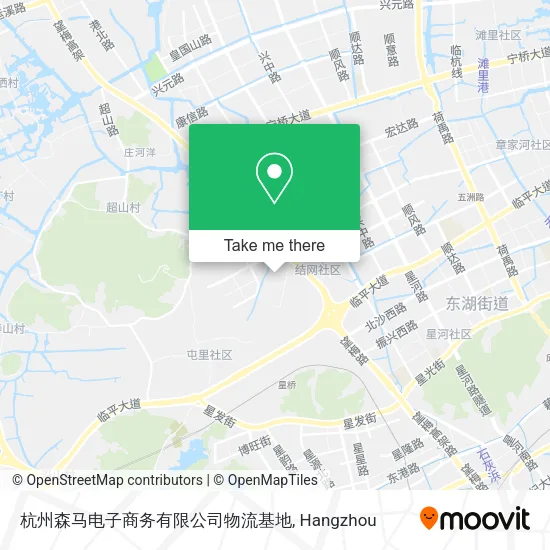 杭州森马电子商务有限公司物流基地 map