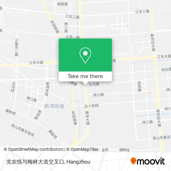 党农线与梅林大道交叉口 map