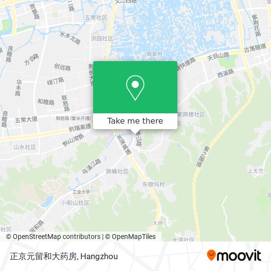 正京元留和大药房 map