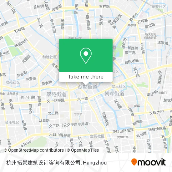 杭州拓景建筑设计咨询有限公司 map