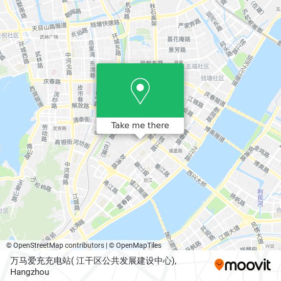 万马爱充充电站( 江干区公共发展建设中心) map