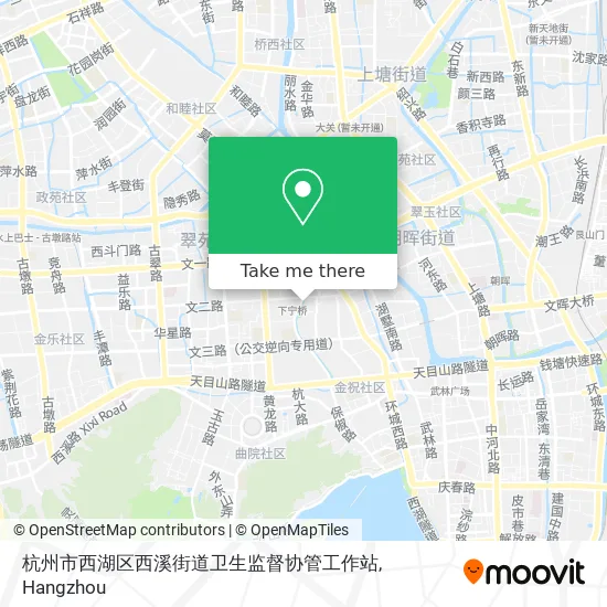 杭州市西湖区西溪街道卫生监督协管工作站 map