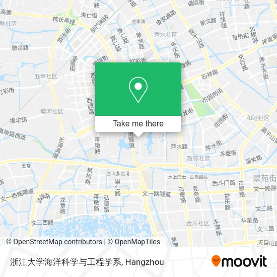 浙江大学海洋科学与工程学系 map