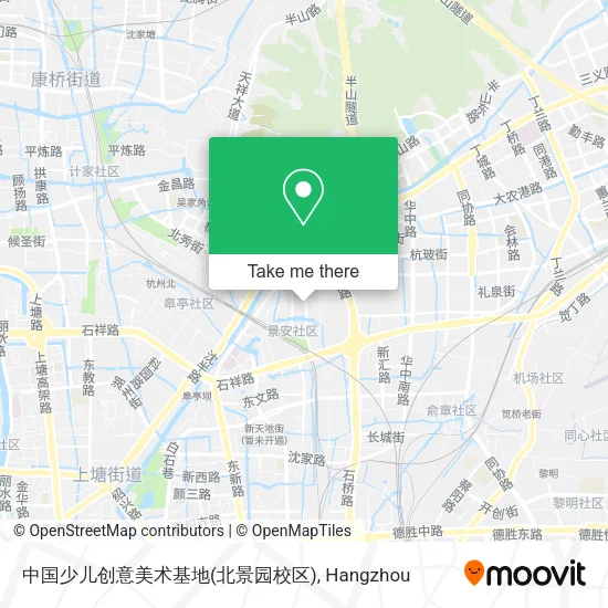 中国少儿创意美术基地(北景园校区) map