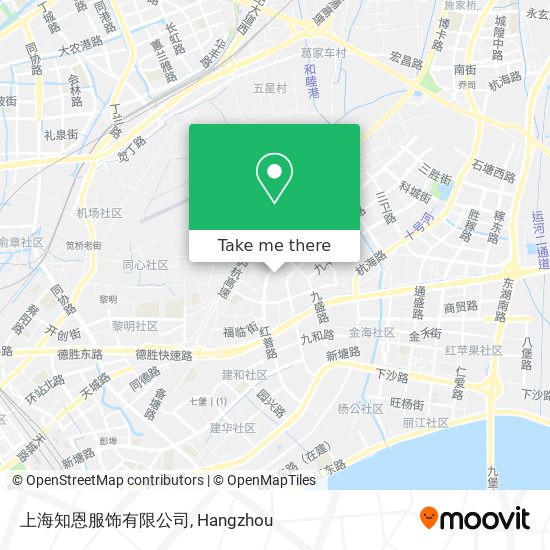 上海知恩服饰有限公司 map