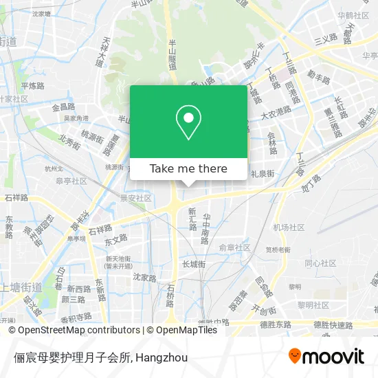 俪宸母婴护理月子会所 map
