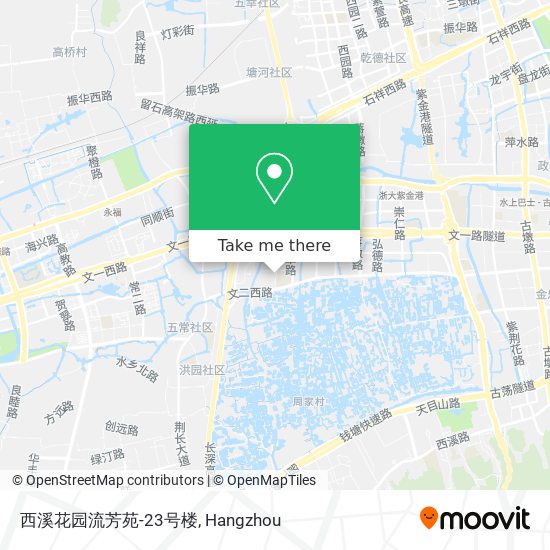 西溪花园流芳苑-23号楼 map