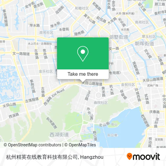 杭州精英在线教育科技有限公司 map
