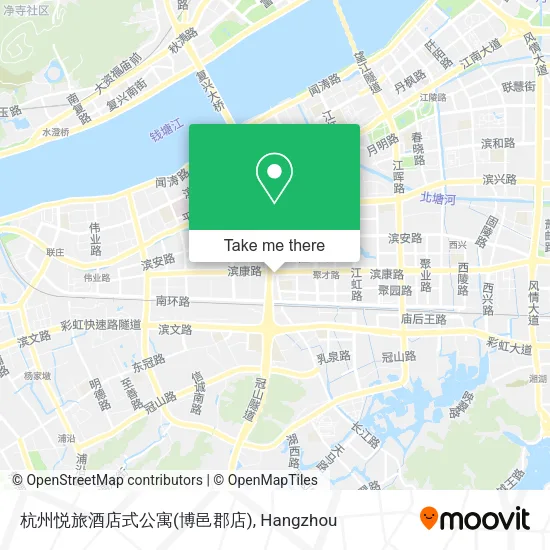杭州悦旅酒店式公寓(博邑郡店) map