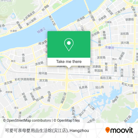 可爱可亲母婴用品生活馆(滨江店) map