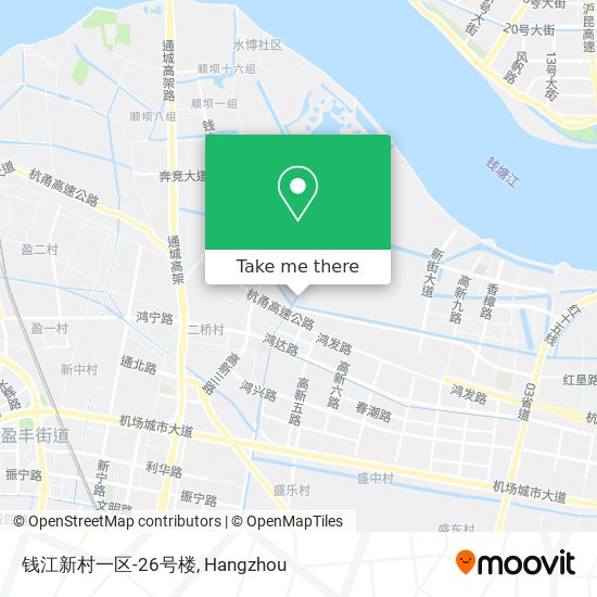 钱江新村一区-26号楼 map