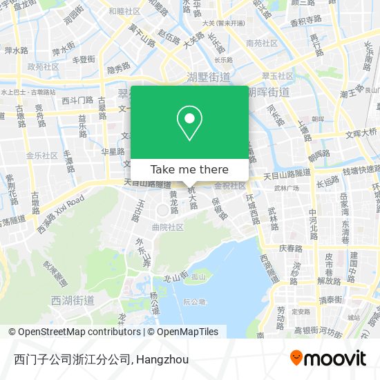 西门子公司浙江分公司 map