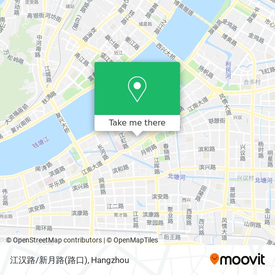 江汉路/新月路(路口) map