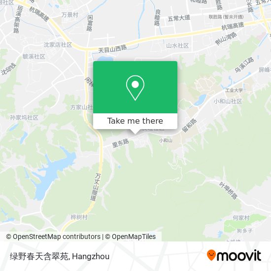 绿野春天含翠苑 map