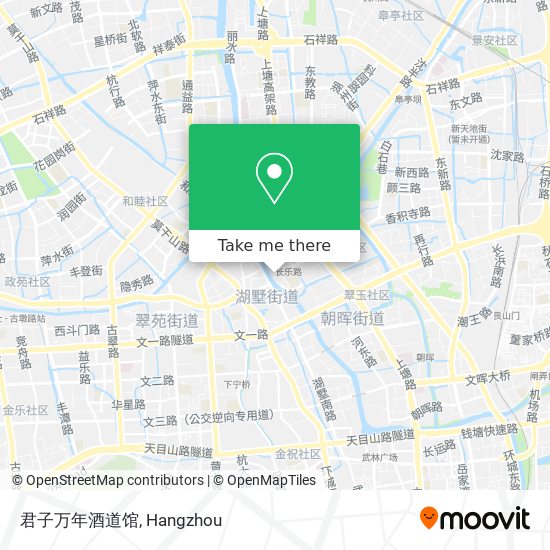 君子万年酒道馆 map