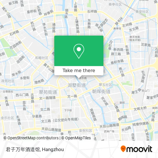 君子万年酒道馆 map
